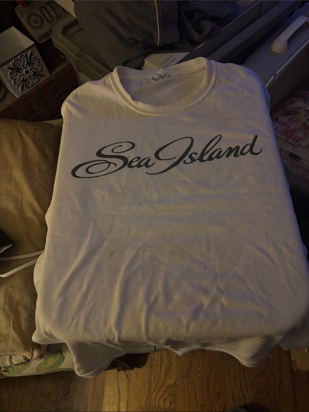Men's White Logo Short Sleeve Tee
